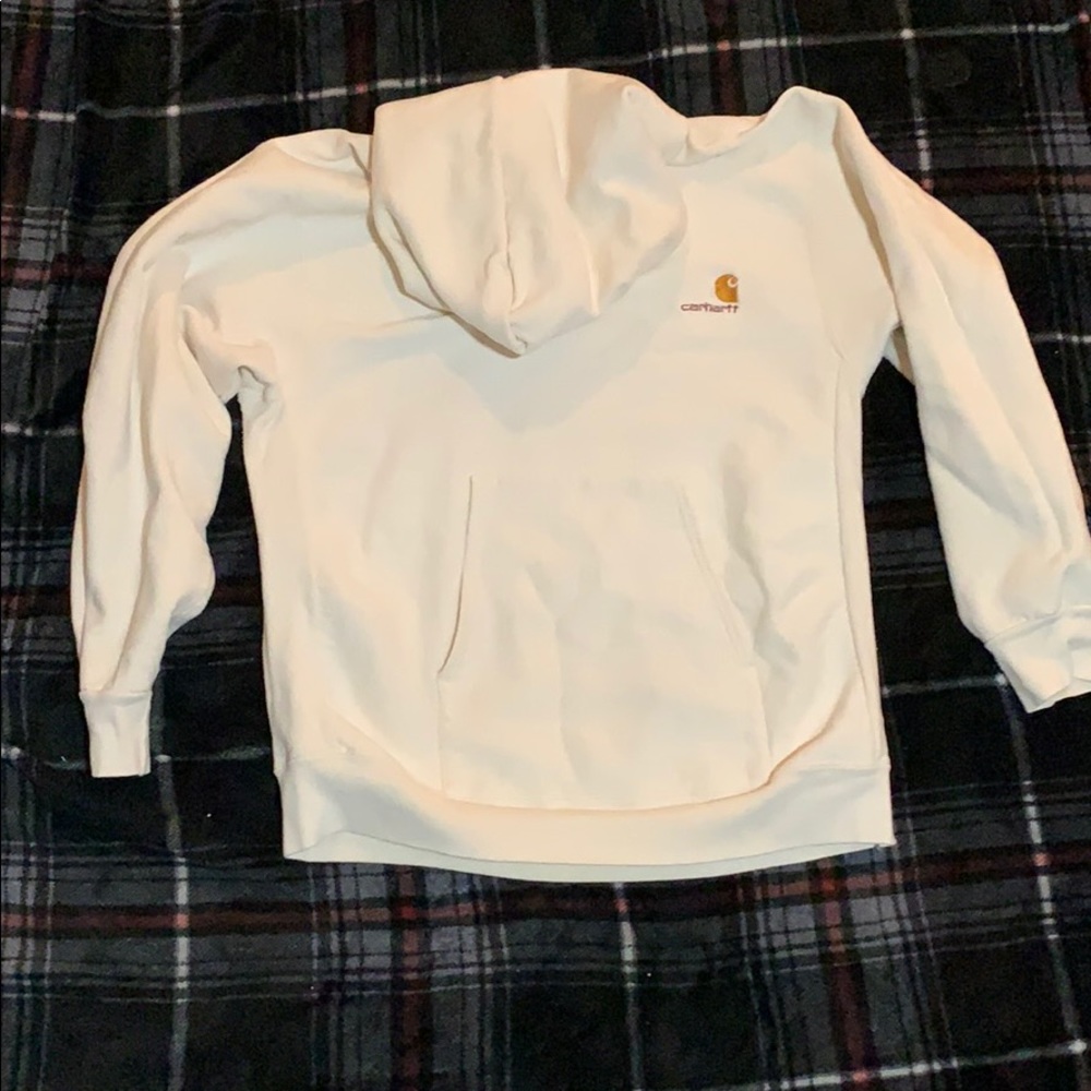 White carhartt sweatshirt